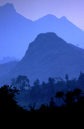 Sunrise in Bak La, Vietnam 